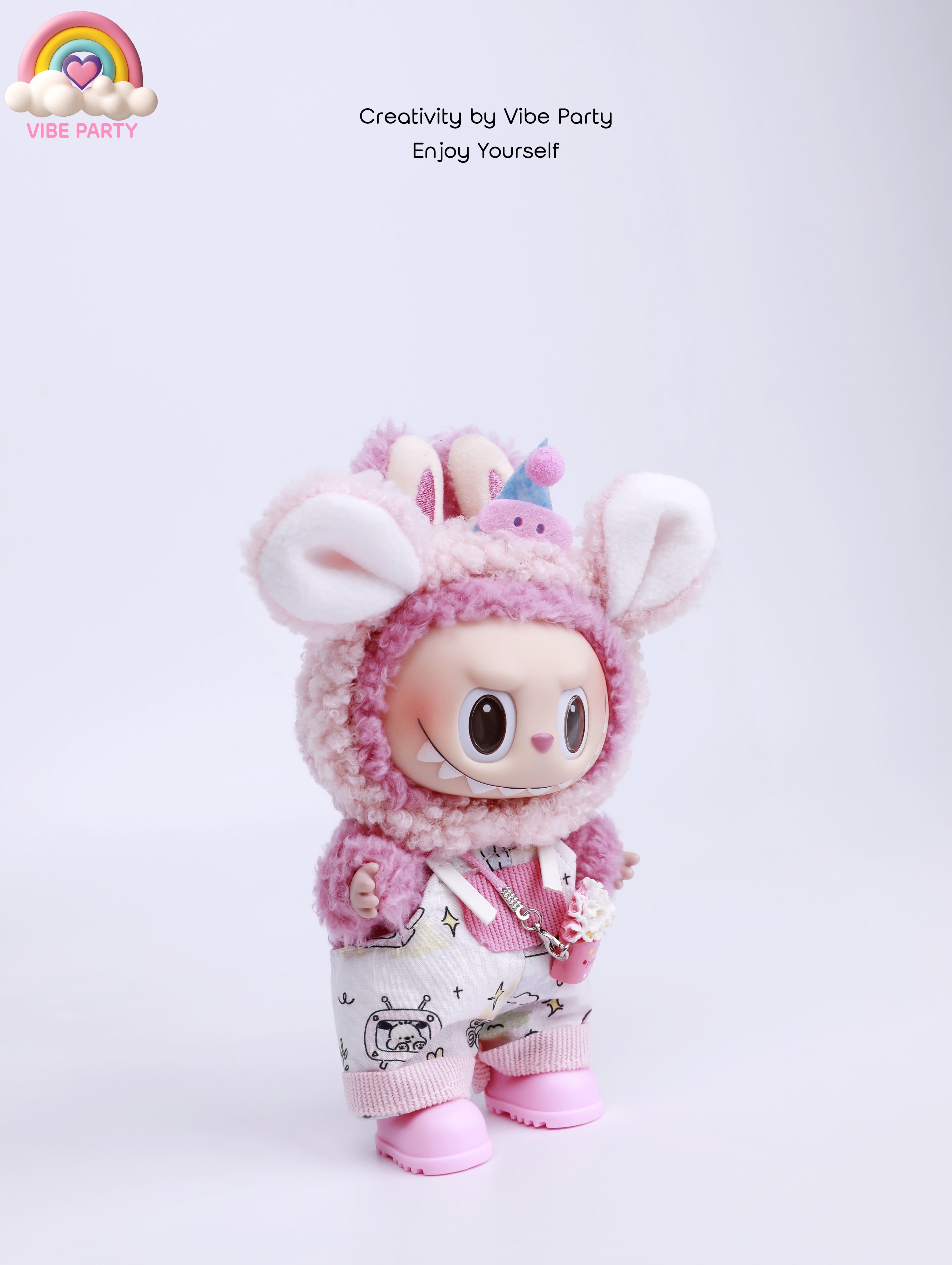 LBB Doll Clothes - Cute Sweetheart 4-Piece Set (Doll Not Included)