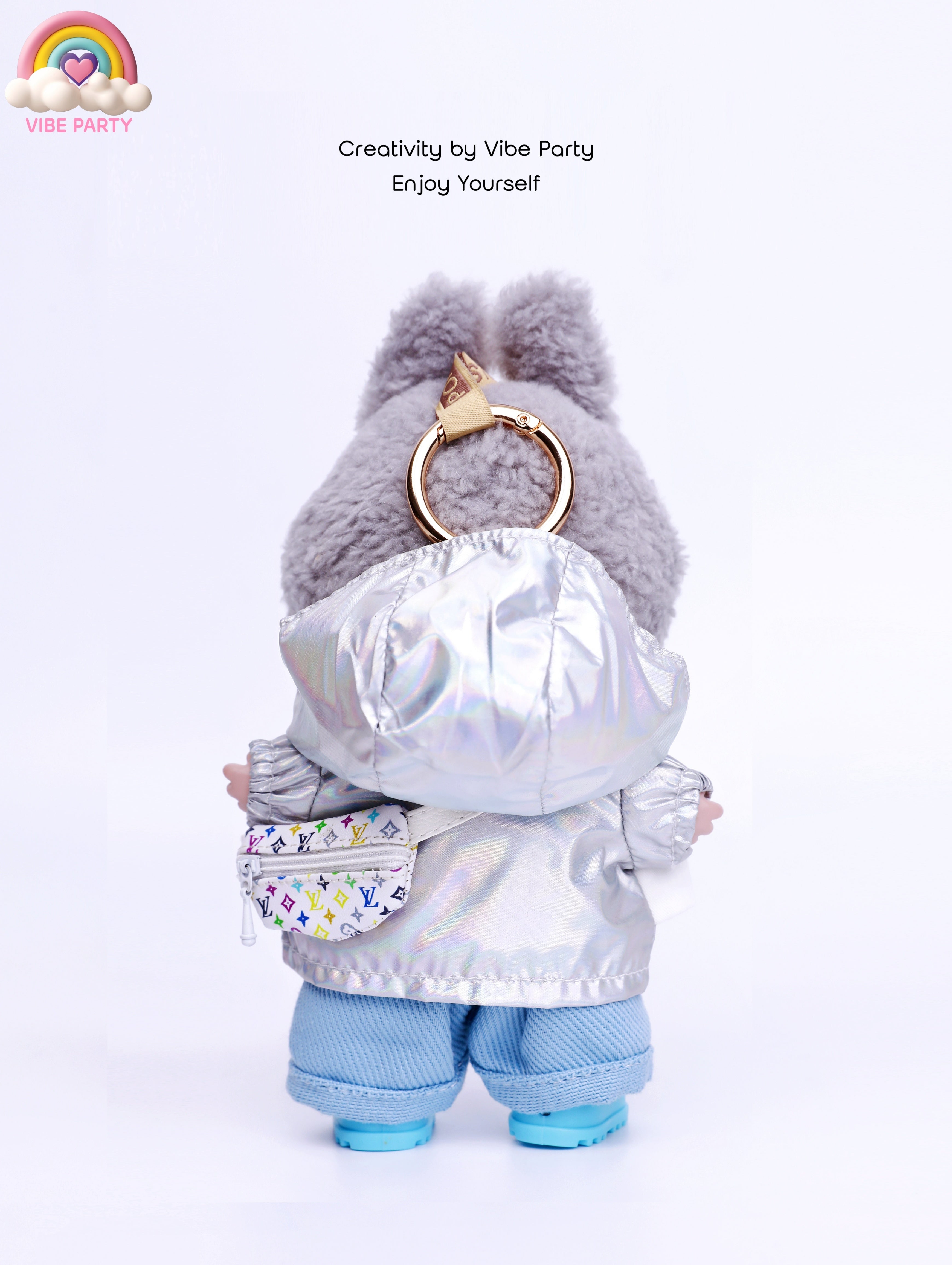 LBB Doll Clothes - White Mountaineering Suit 5-Piece Set (Doll Not Included)