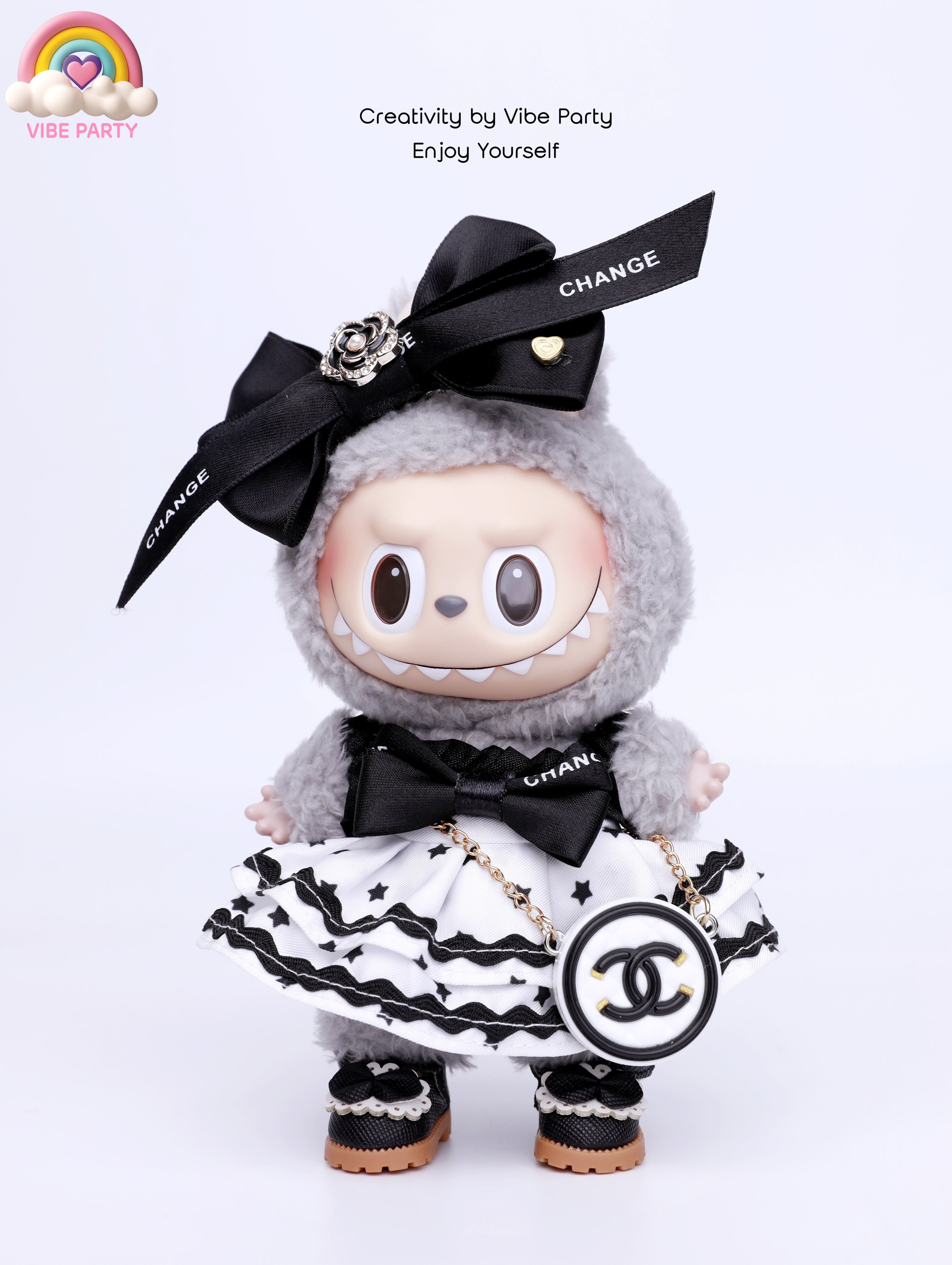 LBB Doll Clothes - Chanel-Style Set 5-Piece Set (Doll Not Included)