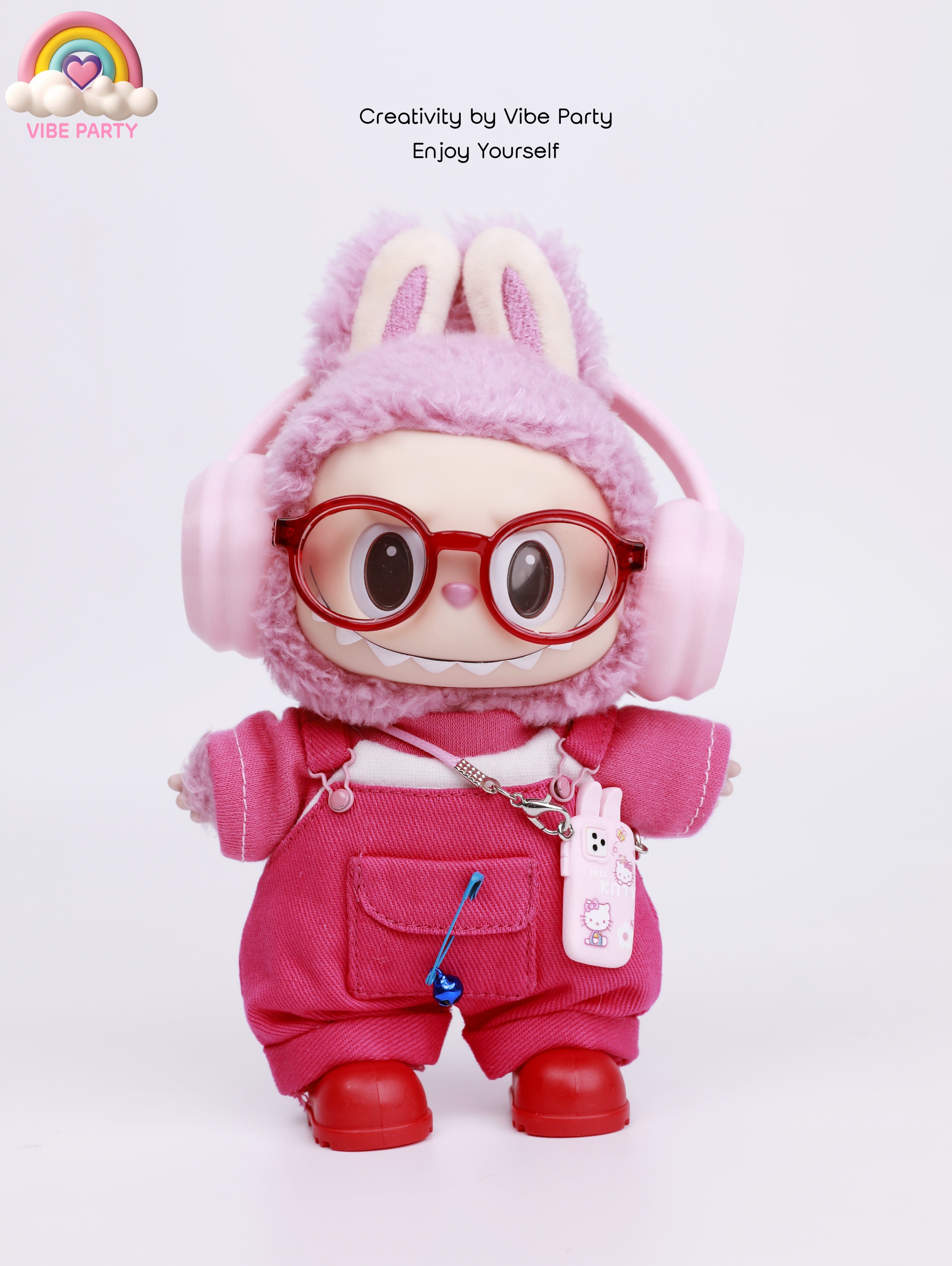 LBB Doll Clothes - Fuchsia Playful 7-Piece Set (Doll Not Included)