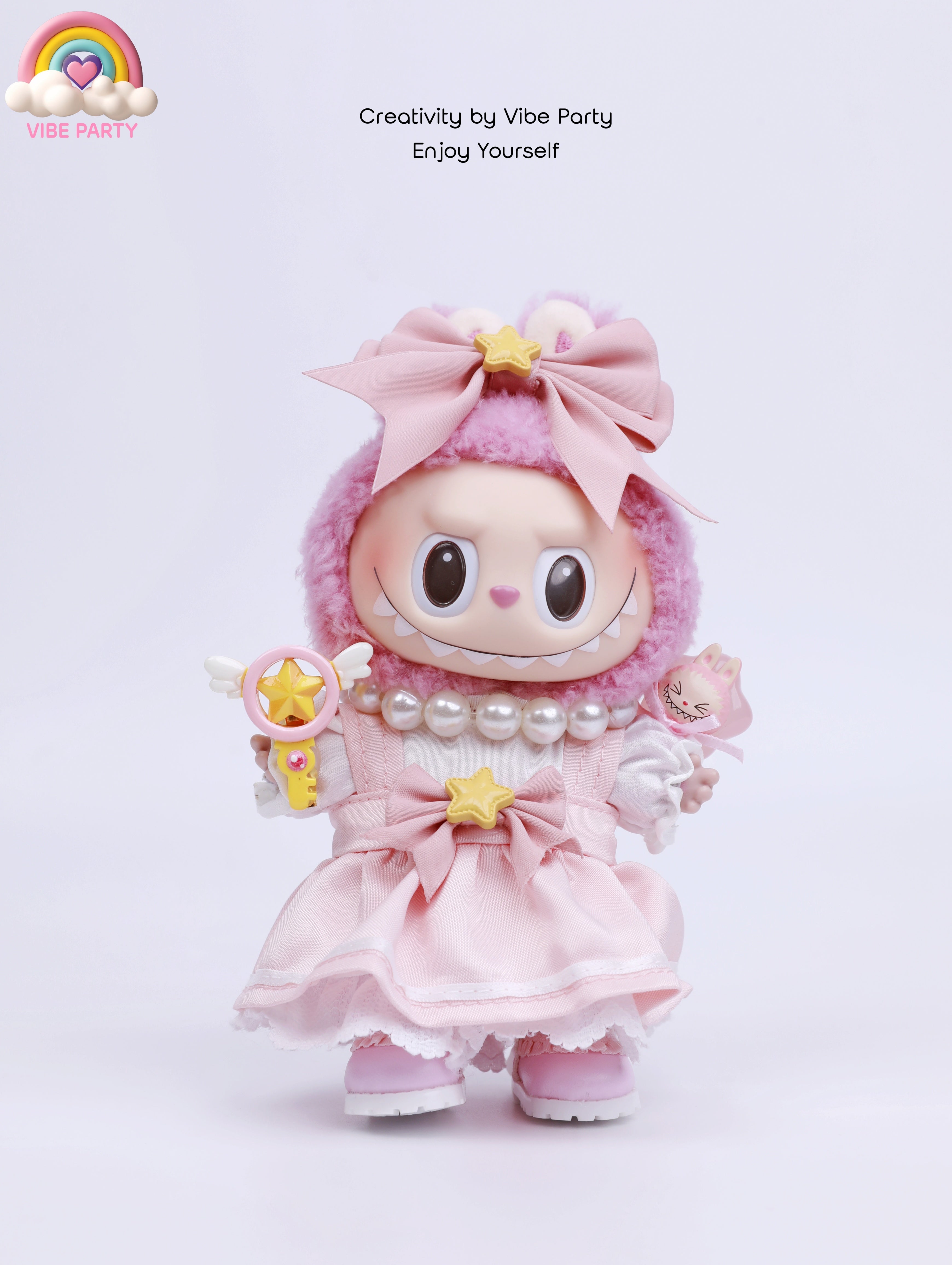 LBB Doll Clothes - Pearl Magic Pink Sweetheart 6-Piece Set (Doll Not Included)