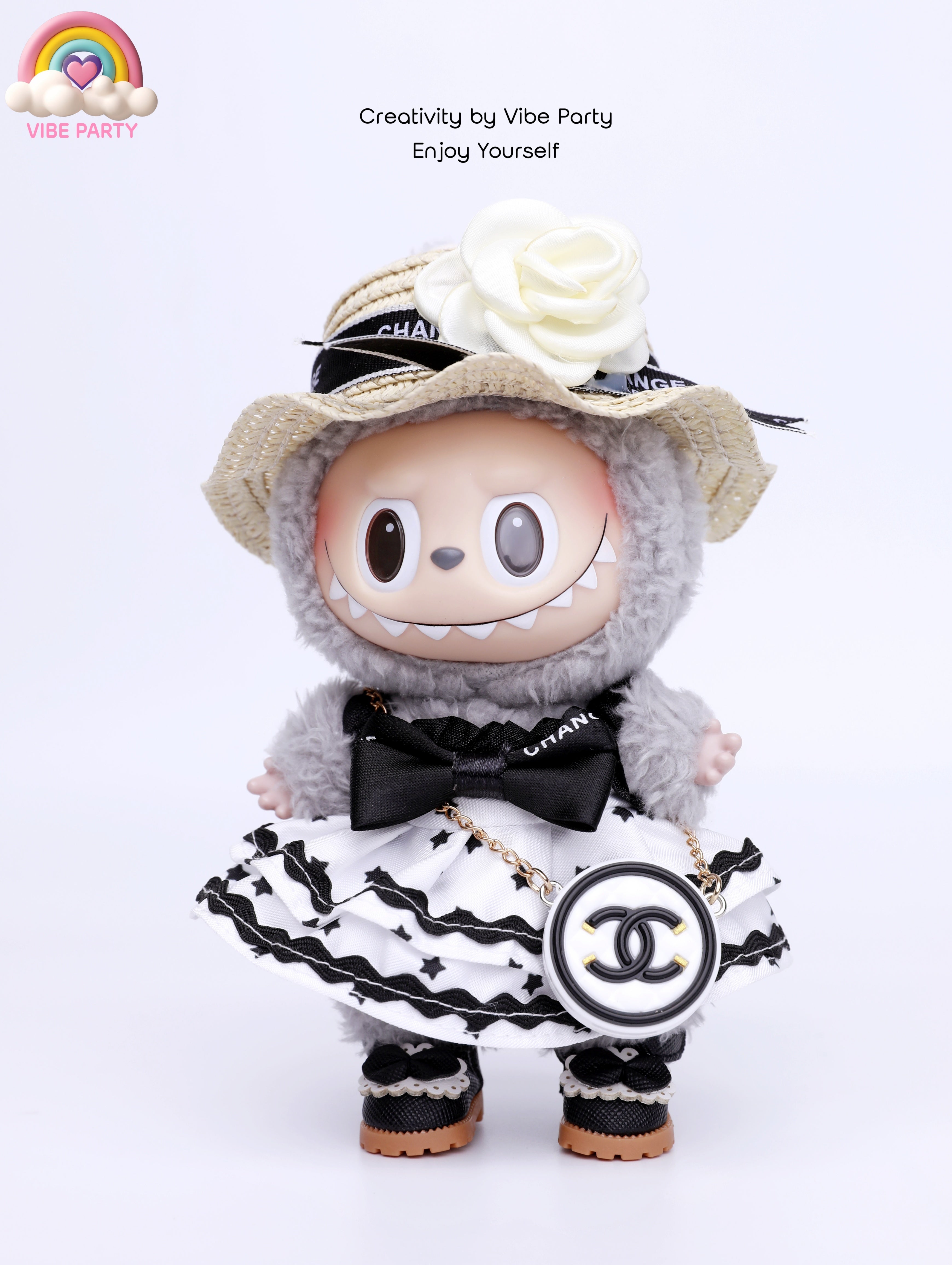 LBB Doll Clothes - Chanel-Style Set 5-Piece Set (Doll Not Included)