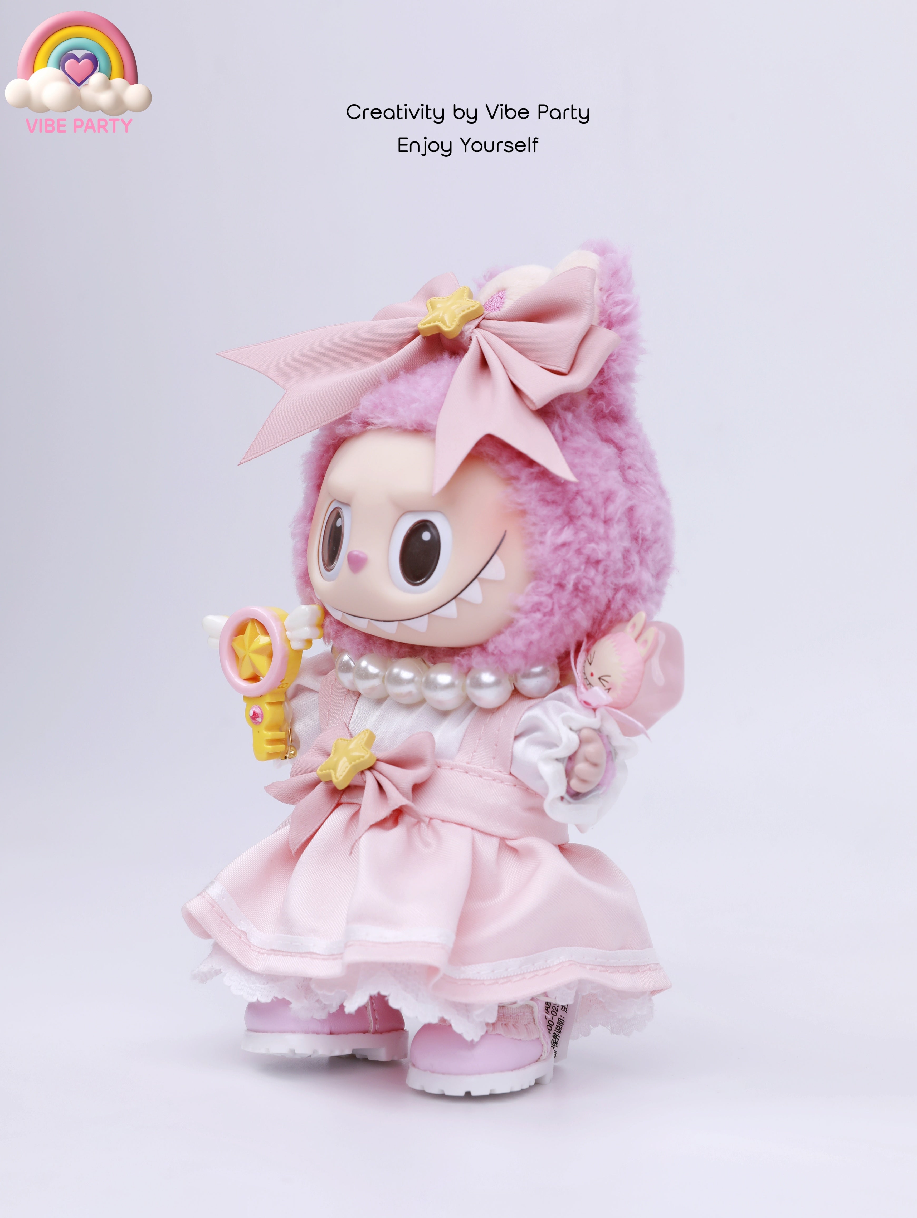 LBB Doll Clothes - Pearl Magic Pink Sweetheart 6-Piece Set (Doll Not Included)