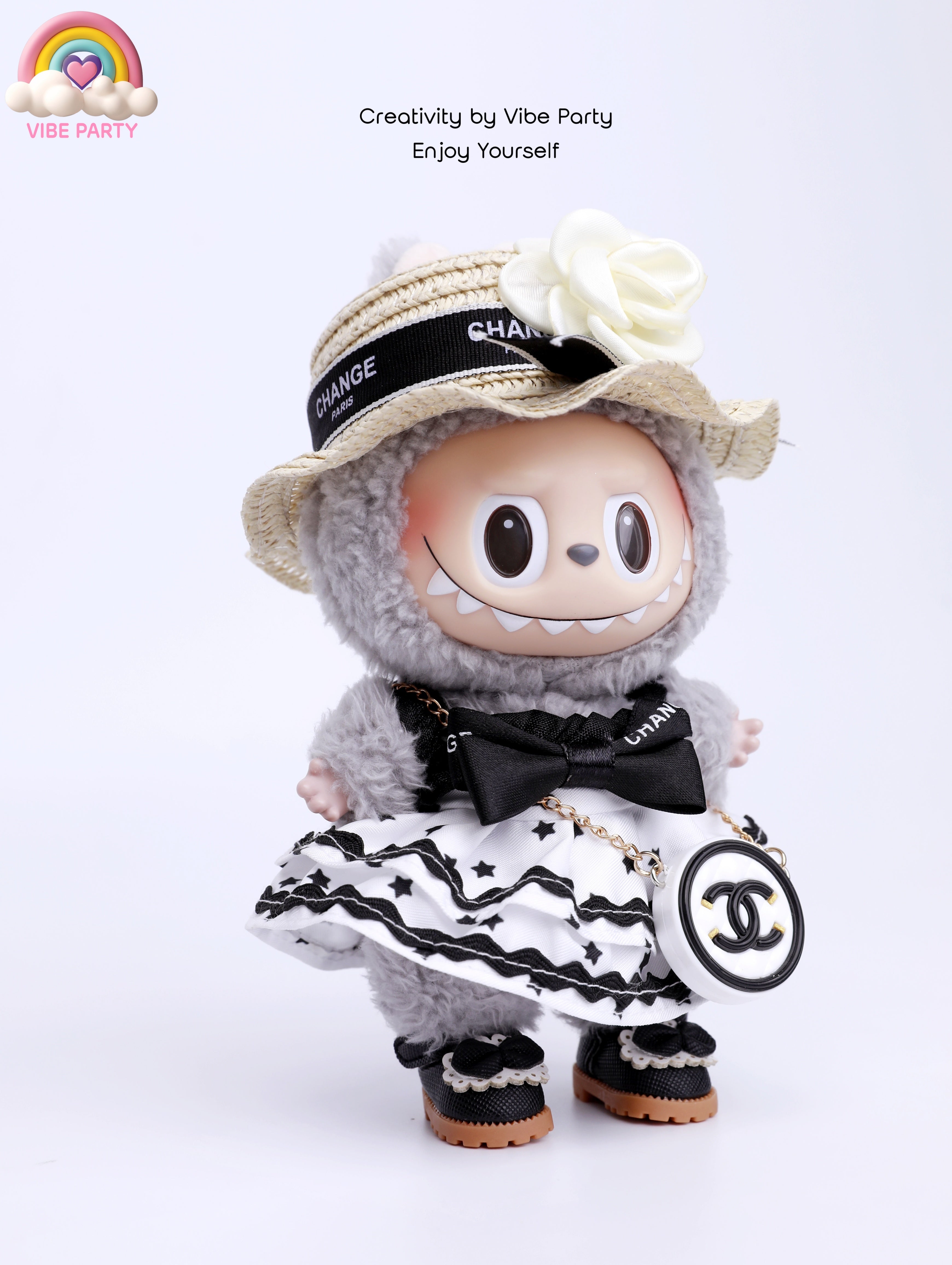 LBB Doll Clothes - Chanel-Style Set 5-Piece Set (Doll Not Included)