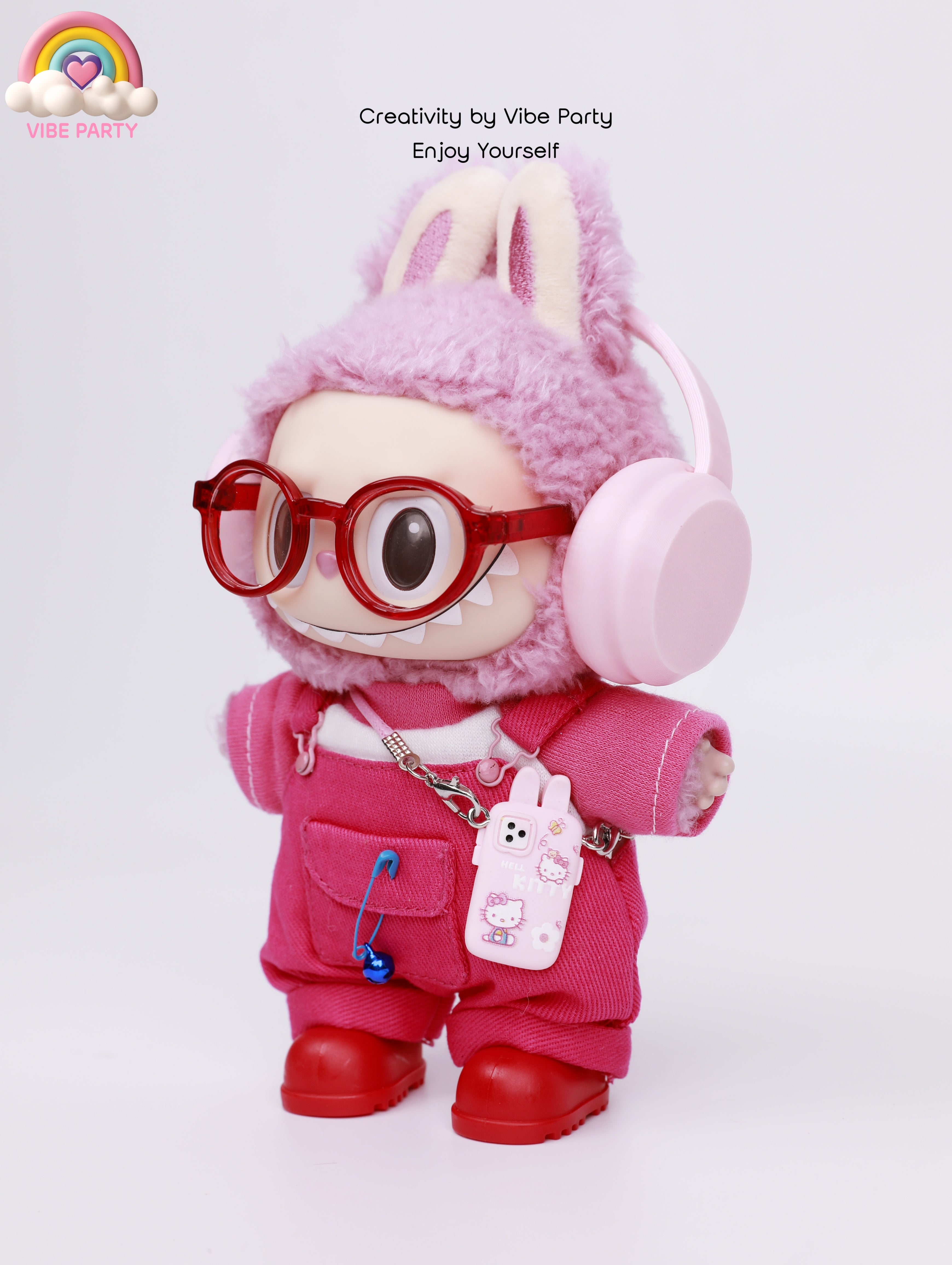 LBB Doll Clothes - Fuchsia Playful 7-Piece Set (Doll Not Included)
