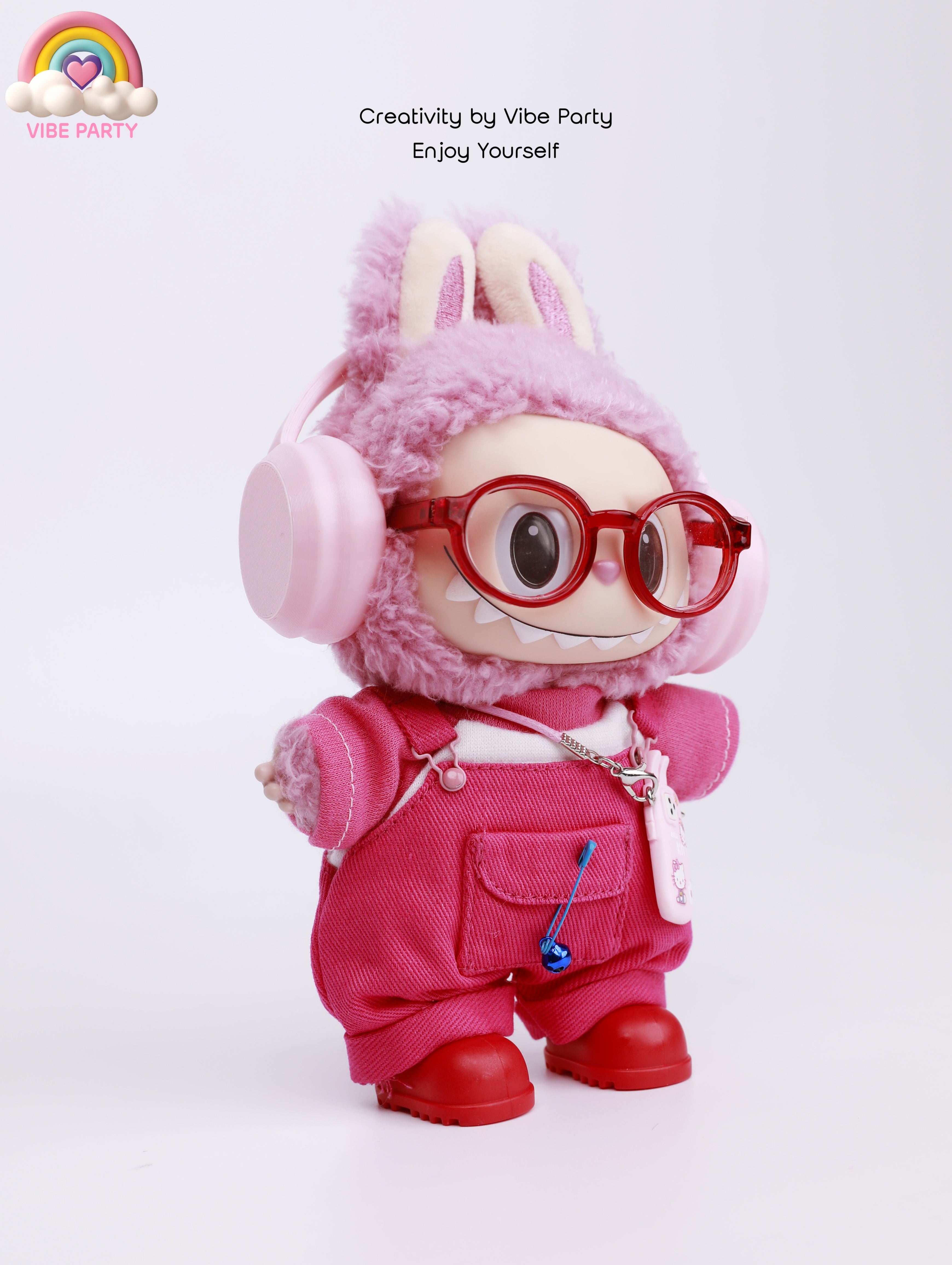 LBB Doll Clothes - Fuchsia Playful 7-Piece Set (Doll Not Included)