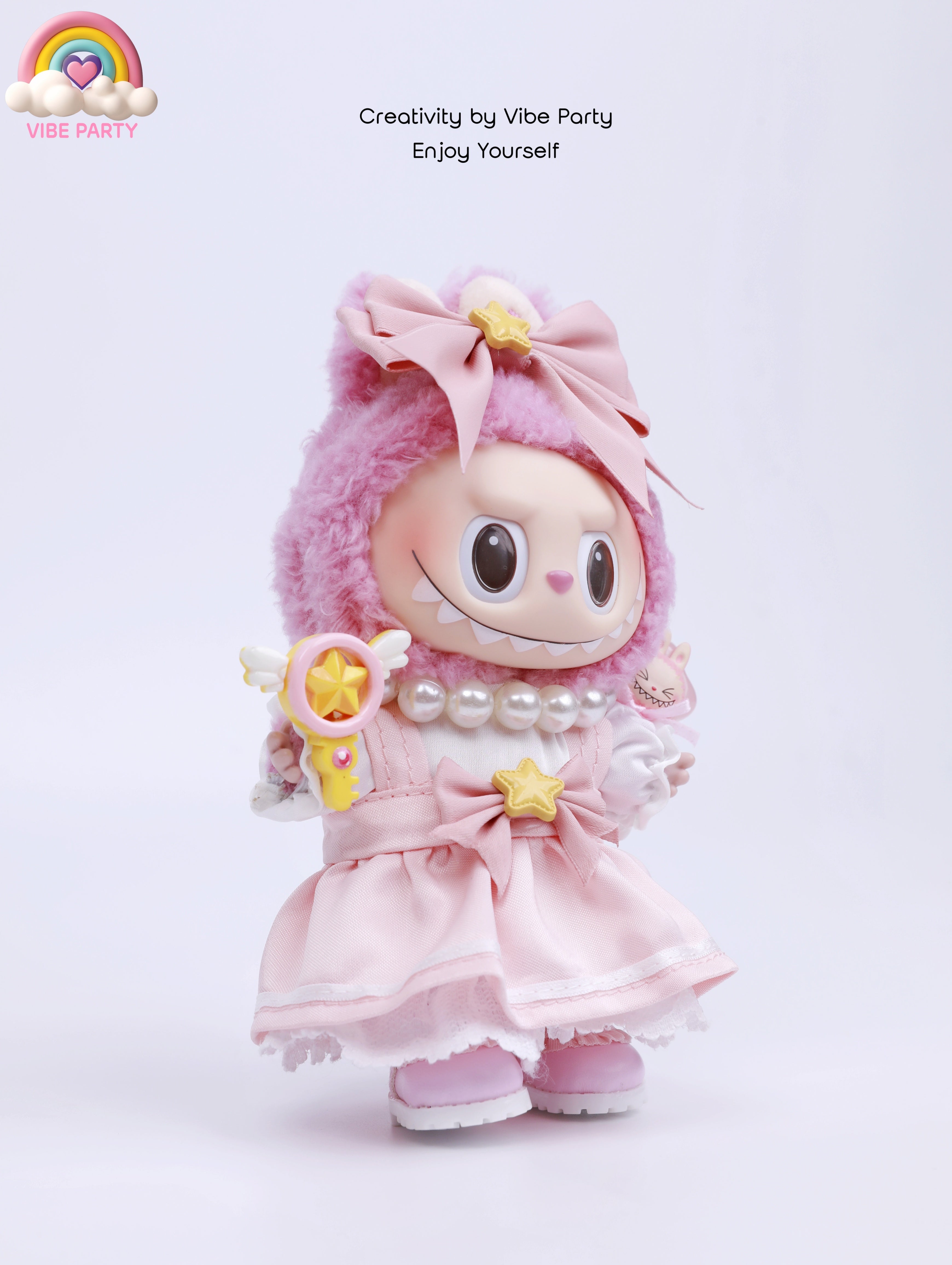 LBB Doll Clothes - Pearl Magic Pink Sweetheart 6-Piece Set (Doll Not Included)