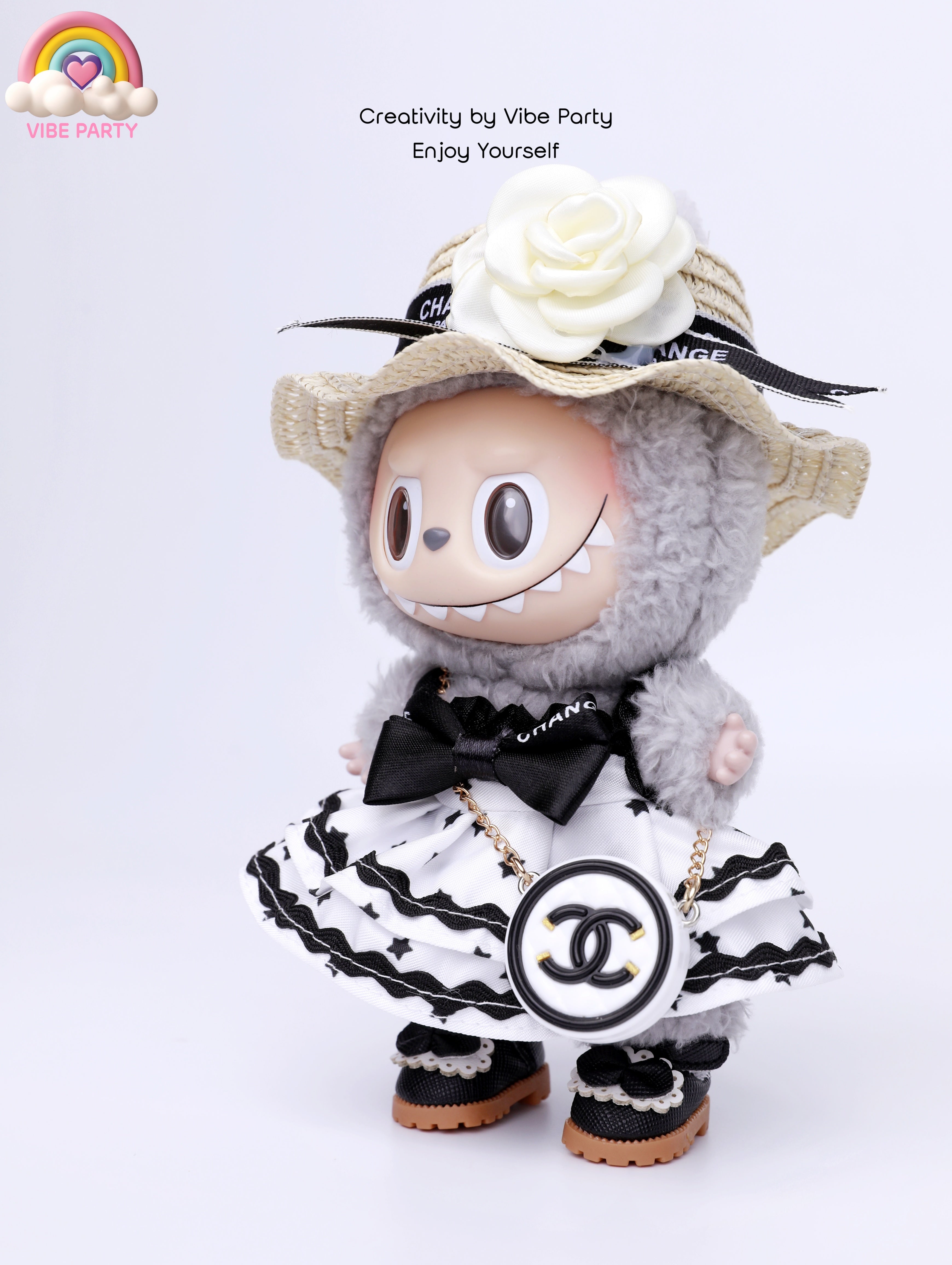 LBB Doll Clothes - Chanel-Style Set 5-Piece Set (Doll Not Included)