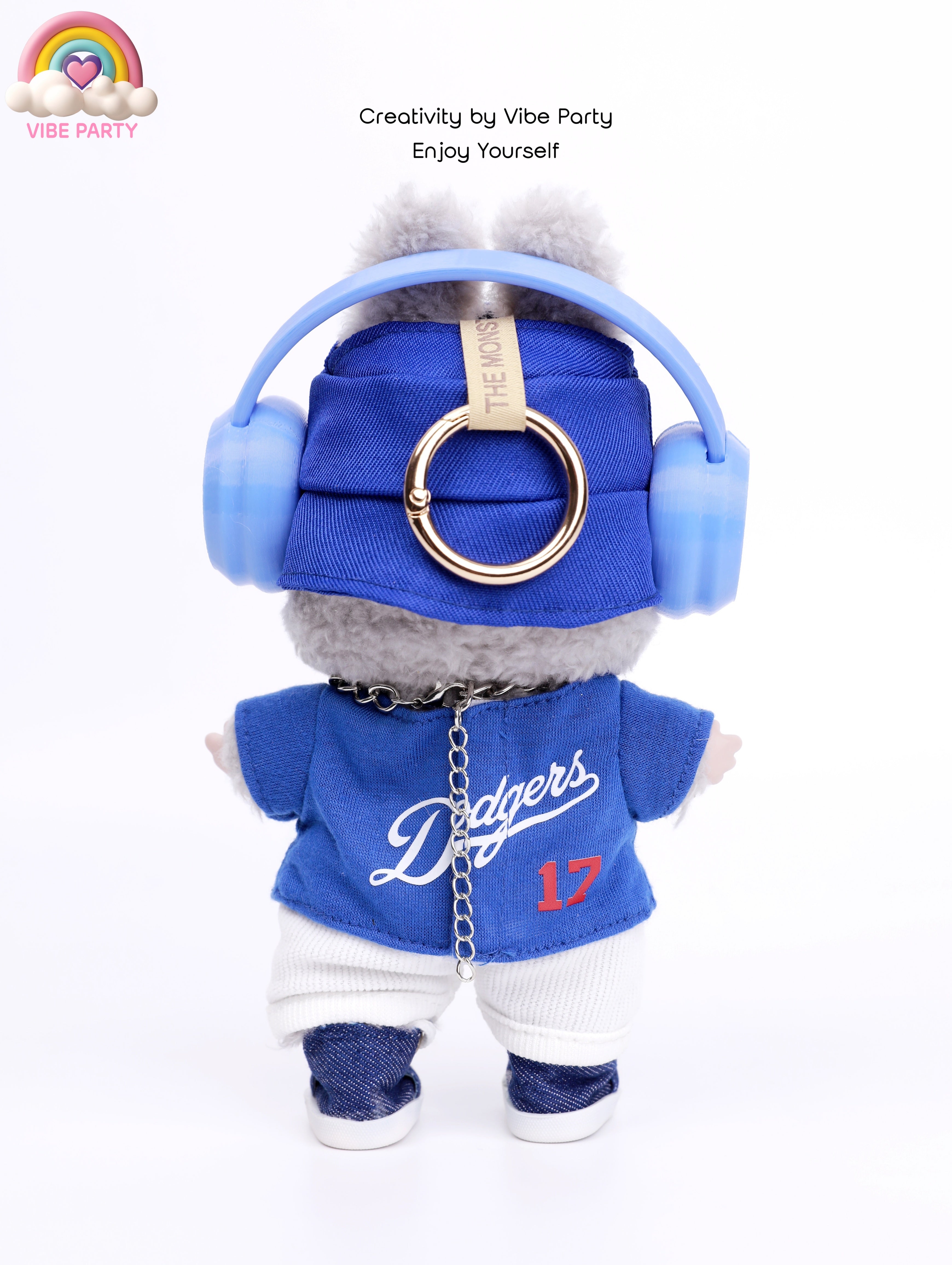 LBB Doll Clothes - Blue Jersey Set 6-Piece Set (Doll Not Included)