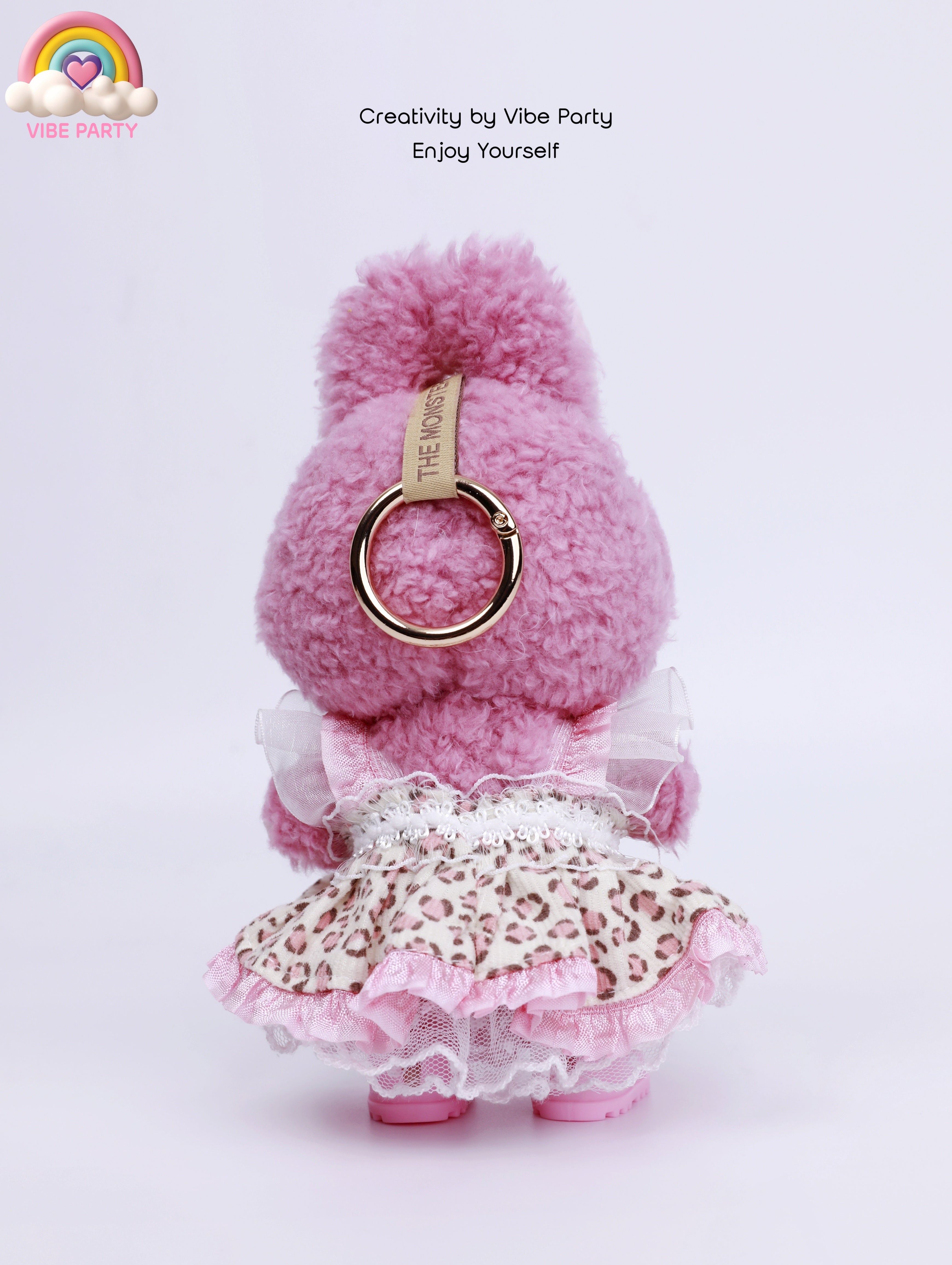 LBB Doll Clothes - Pink Sweetheart Leopard Print 4-Piece Set (Doll Not Included)