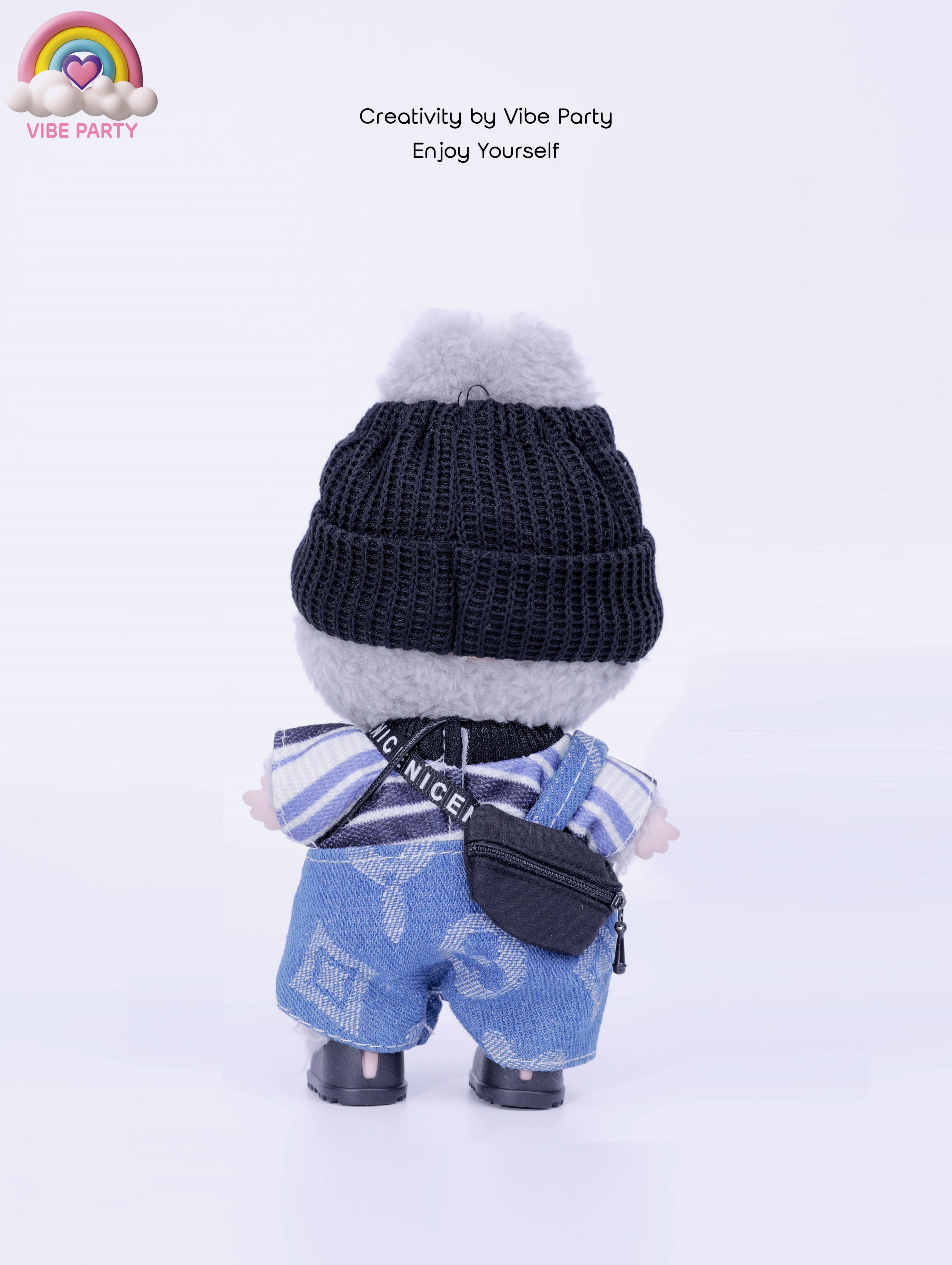 LBB Doll Clothes - Cool Bear Hat Trendy 6-Piece Set (Doll Not Included)