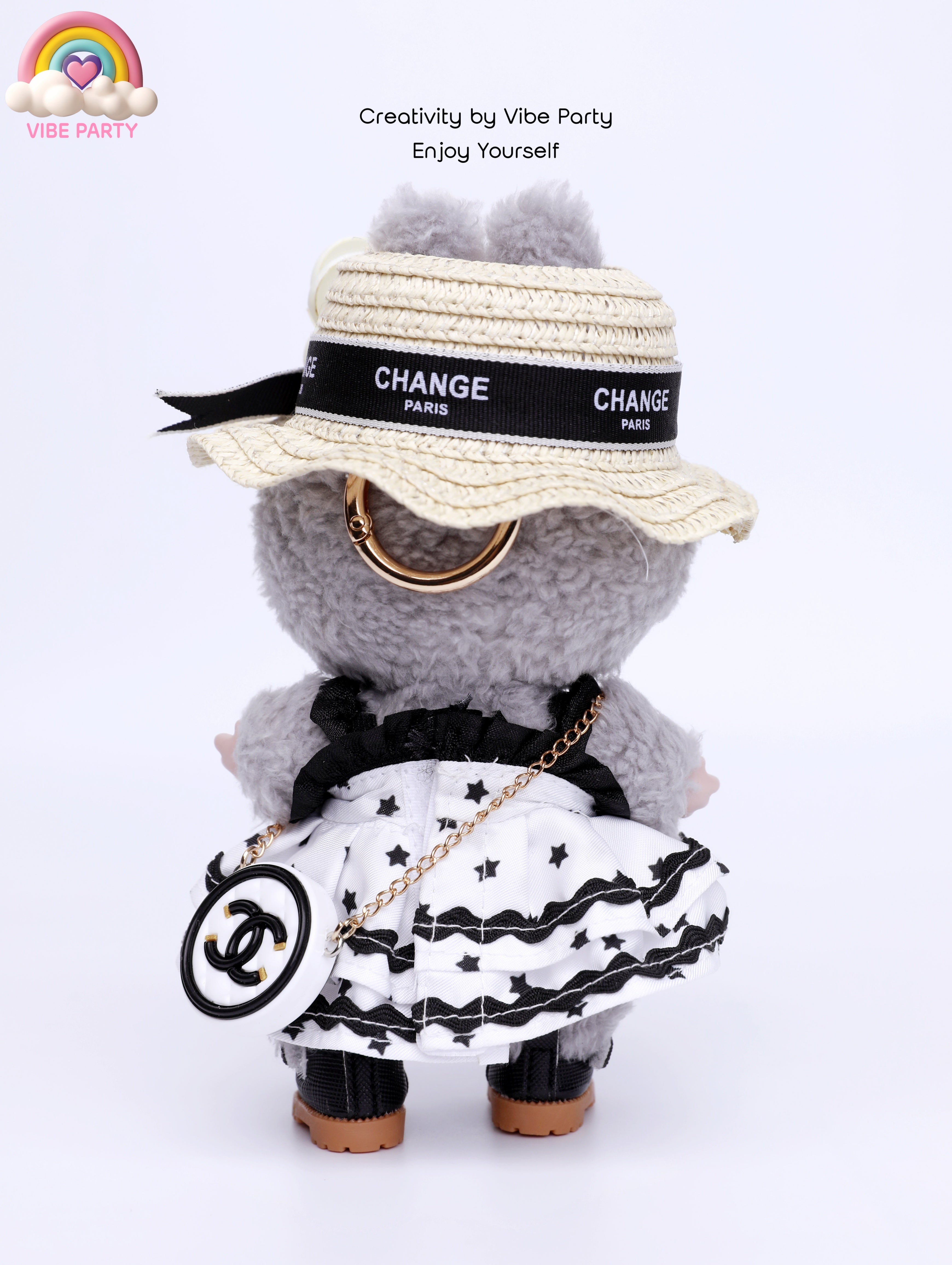 LBB Doll Clothes - Chanel-Style Set 5-Piece Set (Doll Not Included)