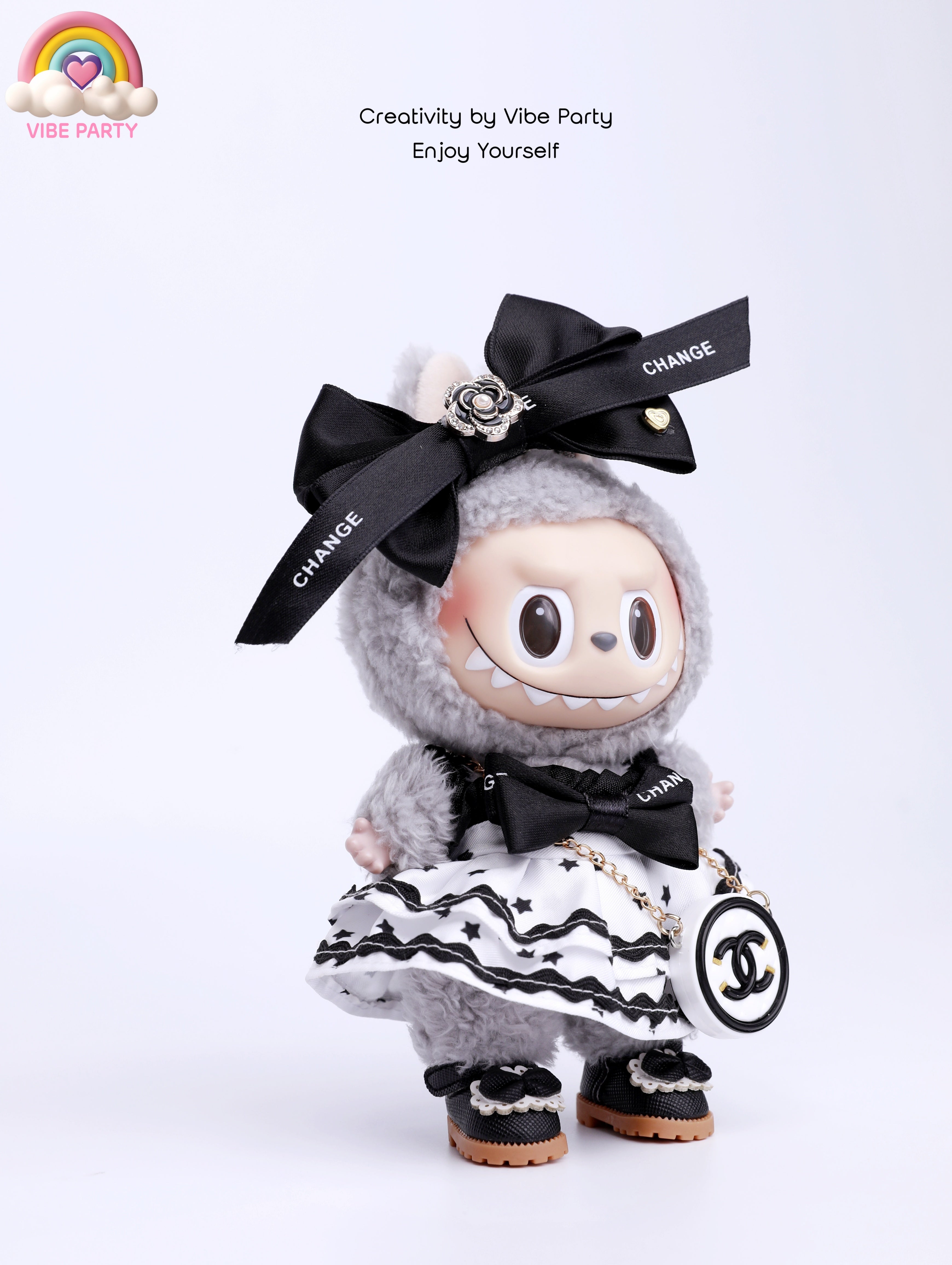LBB Doll Clothes - Chanel-Style Set 5-Piece Set (Doll Not Included)